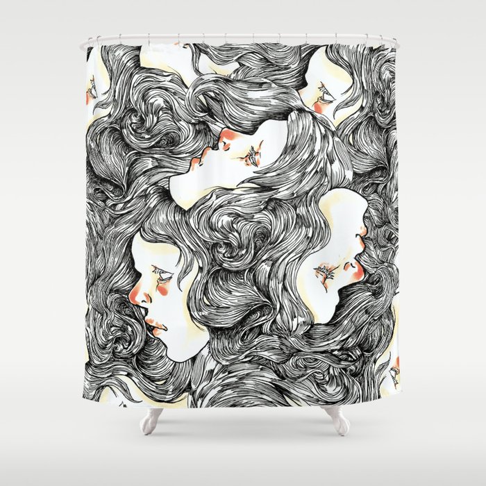 twisted  Shower Curtain