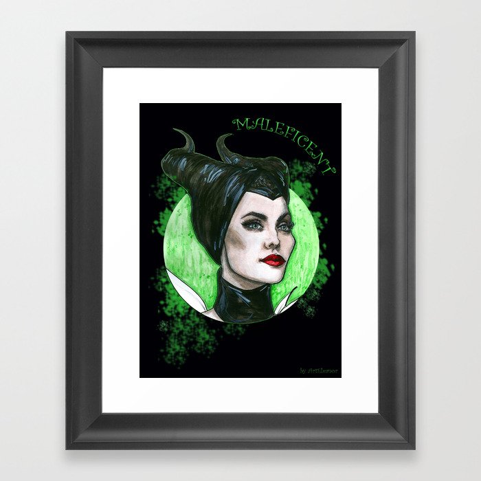 MALEFICENT Framed Art Print