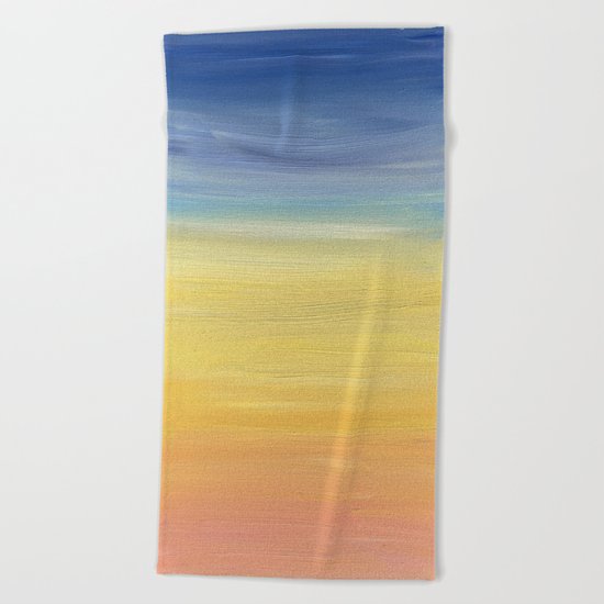 Desert sunset collection Beach Towel