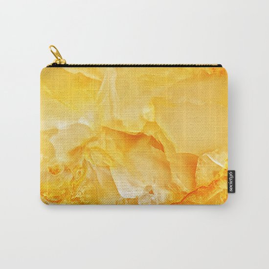 Yellow onyx marble Carry-All Pouch