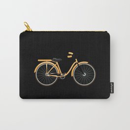 Ladies Beautiful Vintage Bicycle Carry-All Pouch