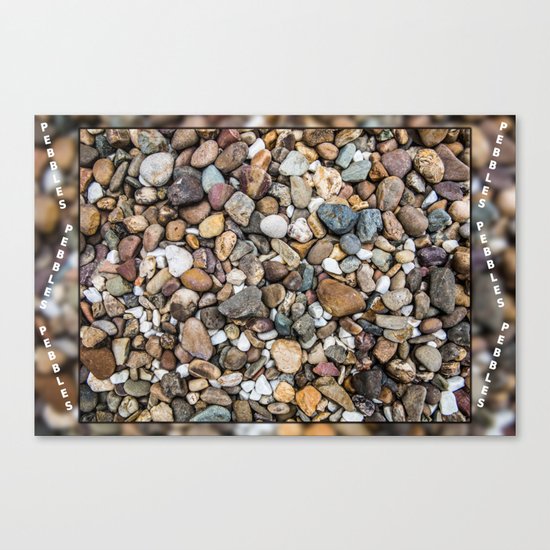 PEBBLES Canvas Print