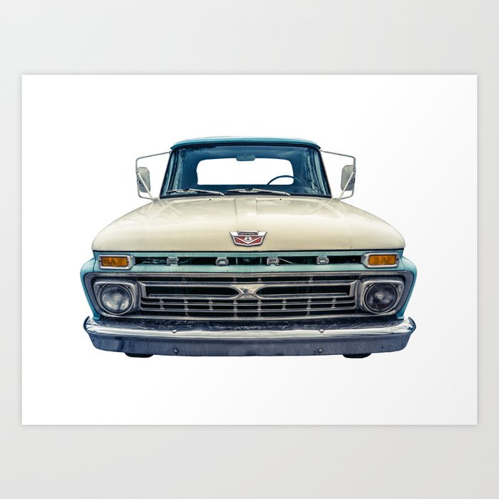 Vintage Ford Pickup Truck Art Print By Mrdoomits
