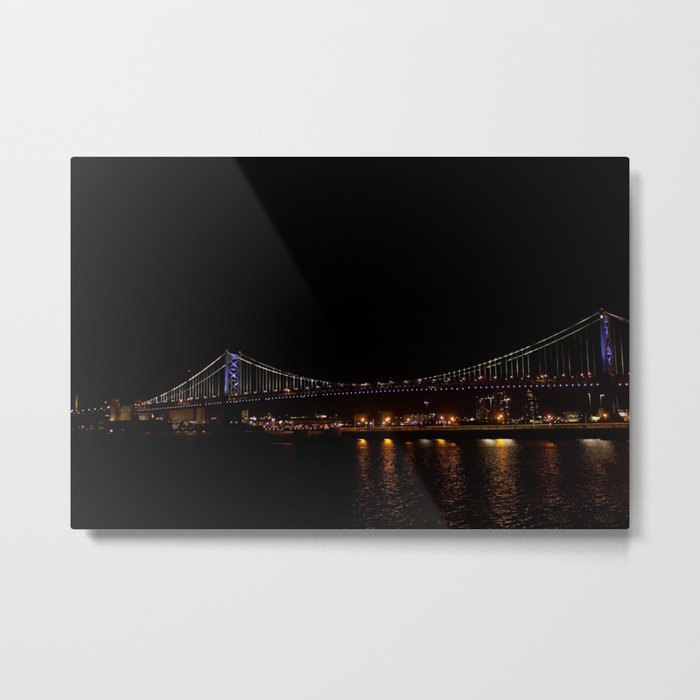 Bridge to Philly Metal Print
