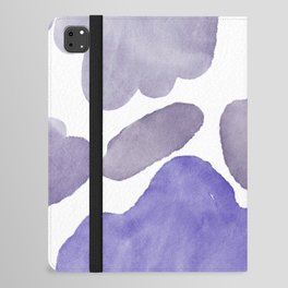 14 Abstract Shapes Watercolour 220802 Valourine Design Minimalist iPad Folio Case