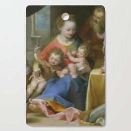 La Madonna del Gatto - Federico Barocci  Cutting Board
