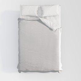 Paper White Duvet Cover