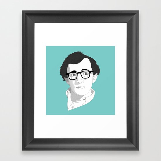 Woody Allen Framed Art Print
