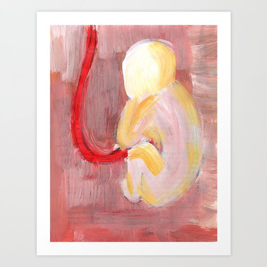 expecting Art Print