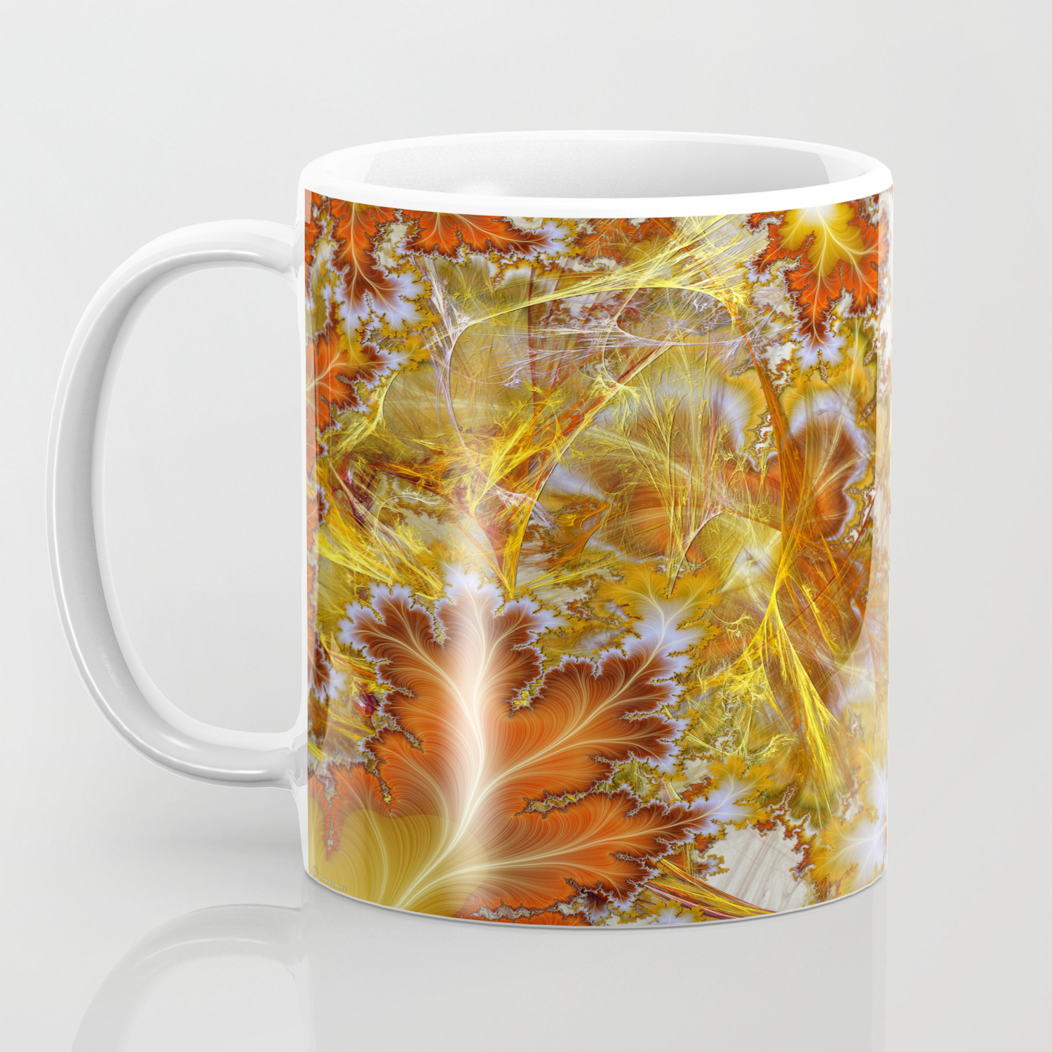 Autumn Mania Abstract Art Coffee Mug By Bohemianbound Society6