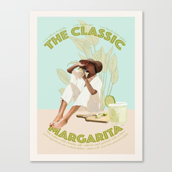 The Classic Margarita Canvas Print