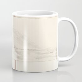 Panorama with Mount Eryx and plain, location of the ancient Venus temple, Louis Ducros, 1778 Coffee Mug
