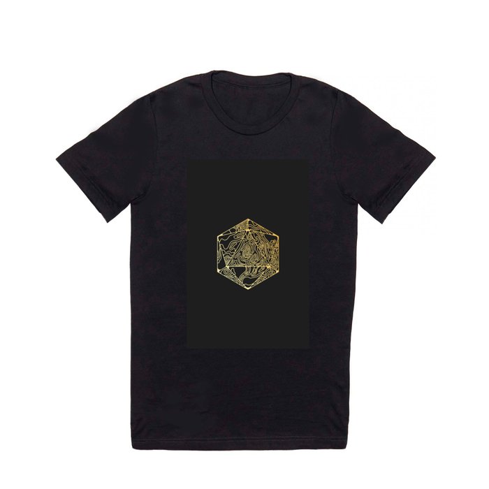 Gold Icosahedron T Shirt