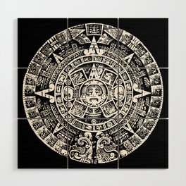 Mayan Calendar Wood Wall Art