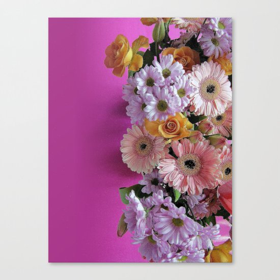 pink 'n flowers Canvas Print