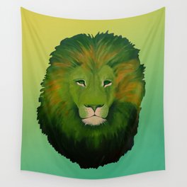 Earth Lion Wall Tapestry