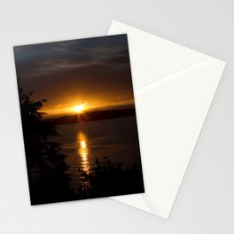 Puget Sound Sunset Stationery Cards