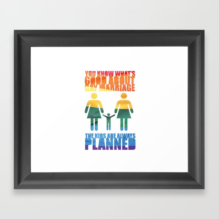 LGBT Parenting Framed Art Print