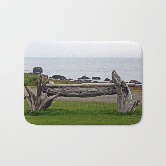 Driftwood Fence and the Sea Bath Mat