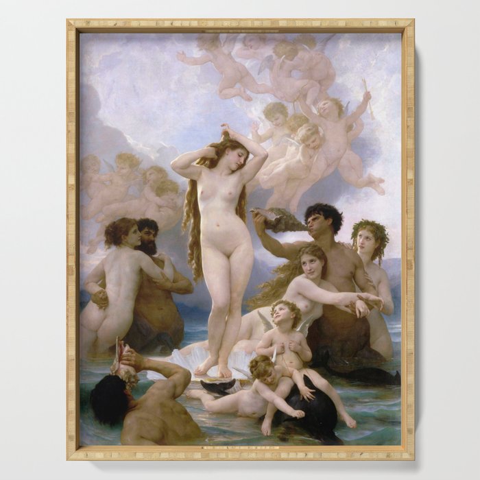 Birth of Venus William-Adolphe Bouguereau Serving Tray