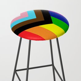 LGBTQ+ Pride Flag Inclusive (LGBTQ+ Pride, Gay Pride) Bar Stool