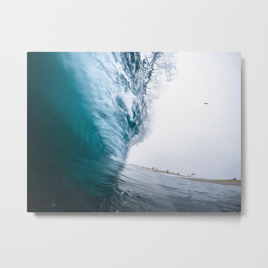 Beautiful Wave Crash Metal Print