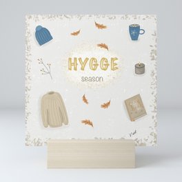 Hygge season Mini Art Print