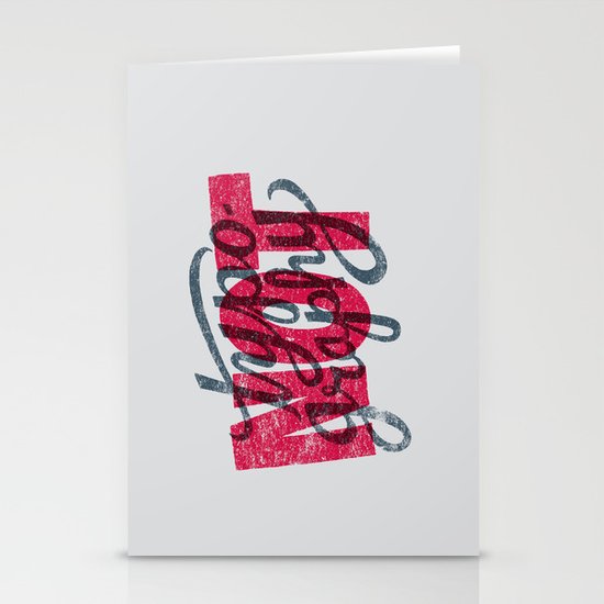 Not Typography Stationery Cards