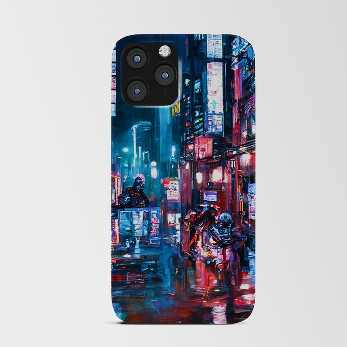 Streets of Neo-Tokyo iPhone Card Case