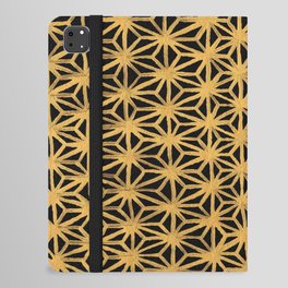 Diamond Star gold and black iPad Folio Case
