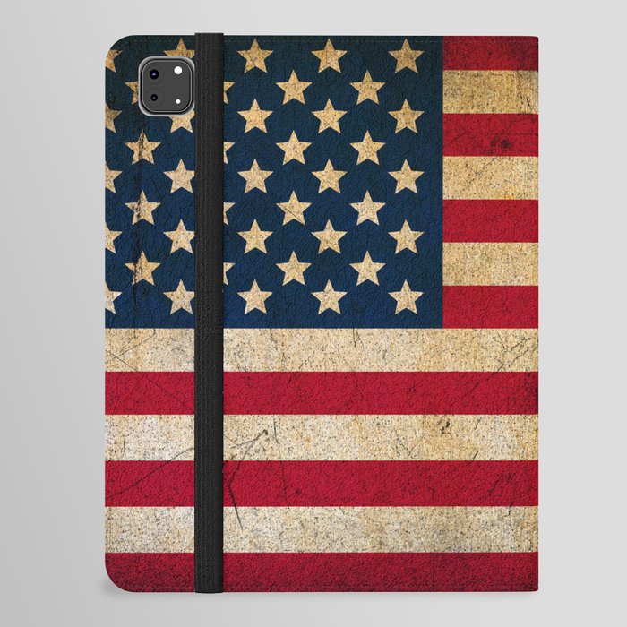 Vintage American Flag iPad Folio Case