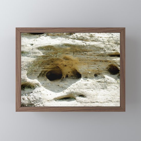 Rock Formation In Kentucky 2 Framed Mini Art Print By E Keener