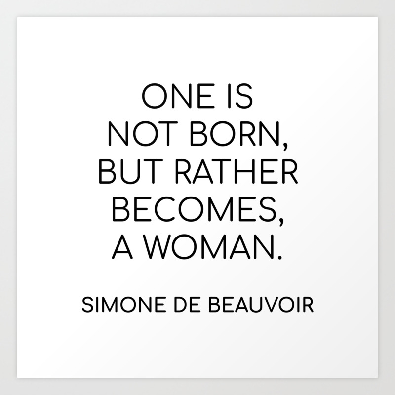 one is not born a woman