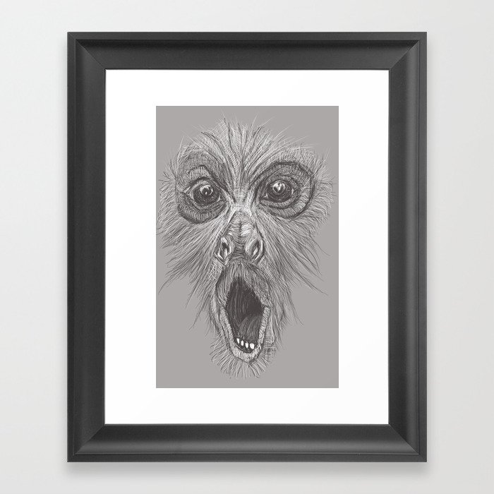 WILD WITHIN [Monkey] Framed Art Print