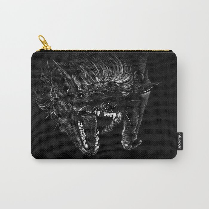 Brown Bat Carry-All Pouch