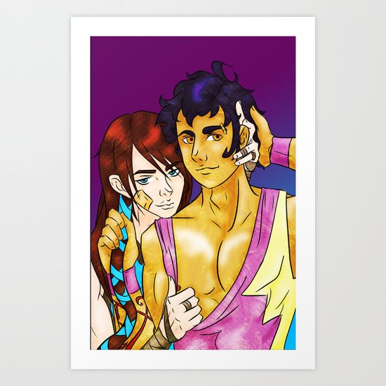 Highschool Sports Art Print