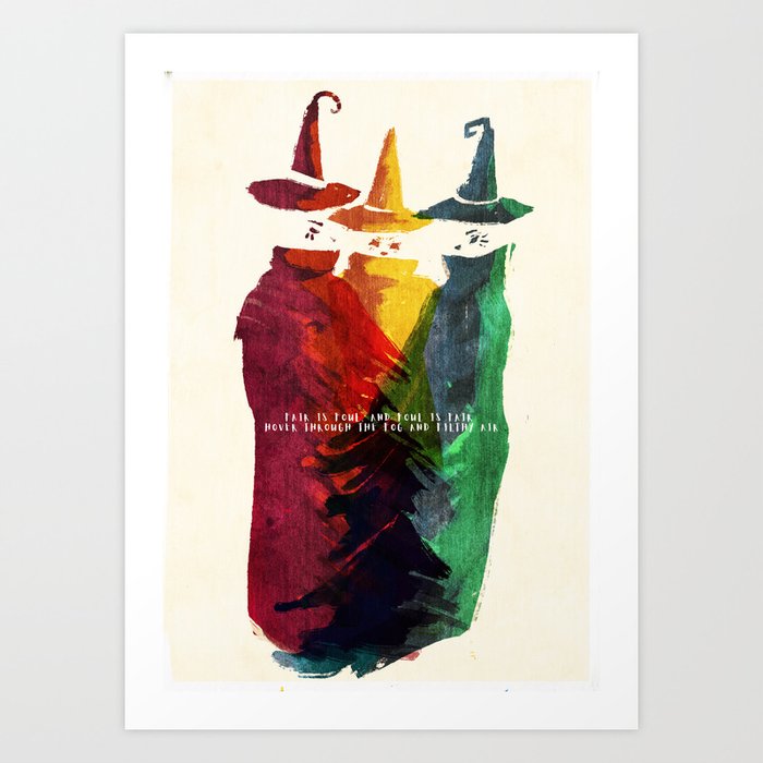 The Three Witches Art Print By Samcohra Society6