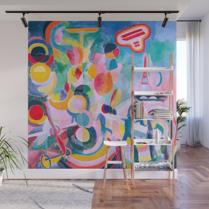Robert Delaunay Hommage A Bleriot Esquisse Abstract Colorful