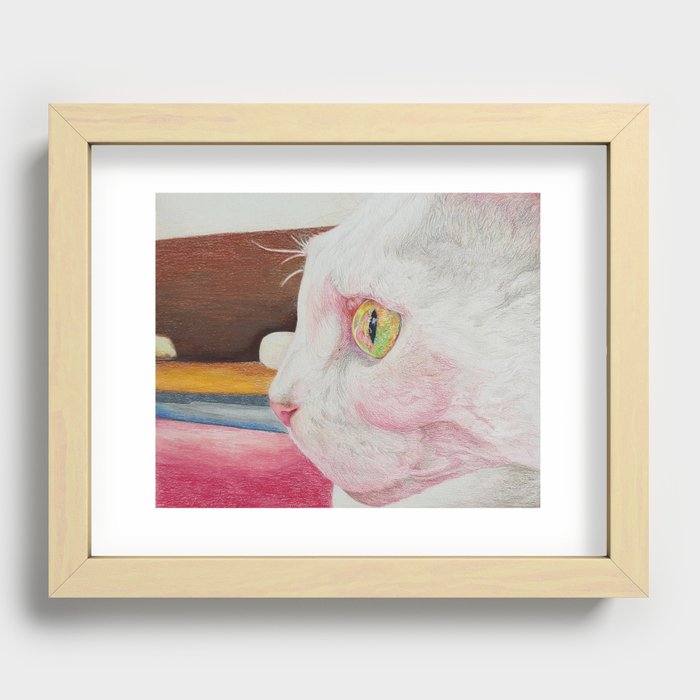 Rosy Vision Recessed Framed Print