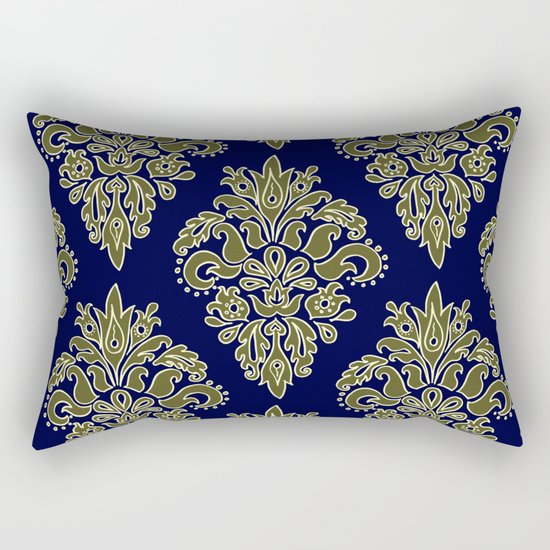 Ornate Vintage Pattern Rectangular Pillow