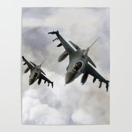 F16 Fighting Falcons Poster