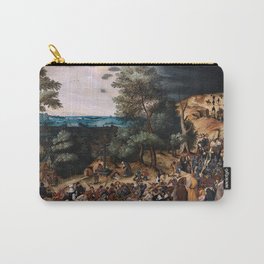 Christ on the Road to Calvary, 1579-1638 by Pieter Brueghel the Younger Carry-All Pouch