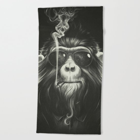 Smoke 'Em If You Got 'Em Beach Towel