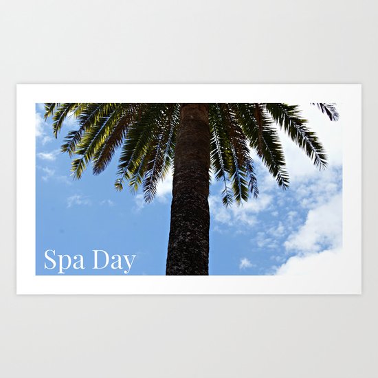 Spa Day Art Print