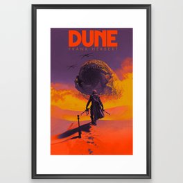 DUNE RECOLOR D  Framed Art Print | Digital, Painting, Scifi, Dune 