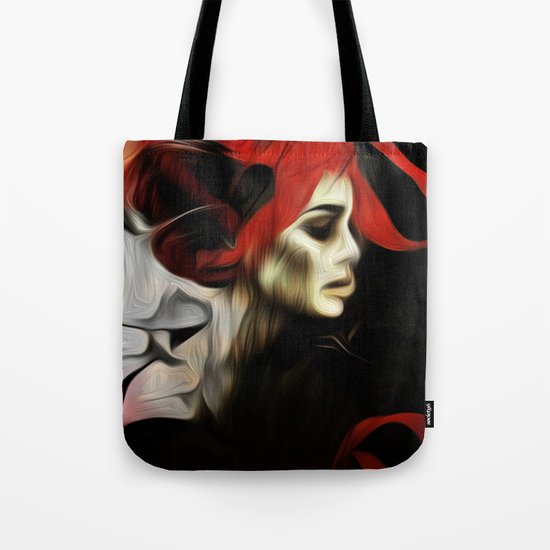 portrait of sadness Tote Bag