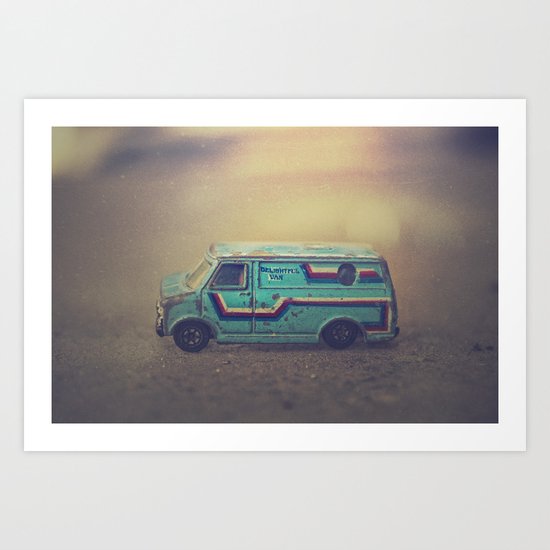 delightful van Art Print