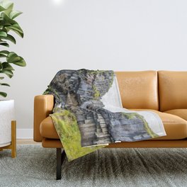 Smooth Svartifoss Throw Blanket