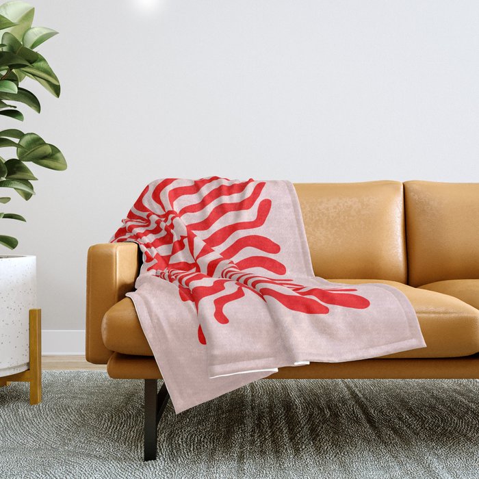 Funky Herbs: Matisse Edition Throw Blanket