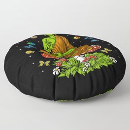 Mushroom Alien Buddha Floor Pillow